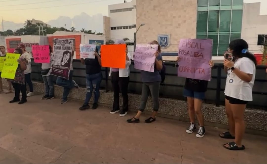 Exigen destitución de la fiscal del caso Danna Yanina en Tamaulipas; "está fabricando un delito en su contra", asegura activista.
Foto: Especial.