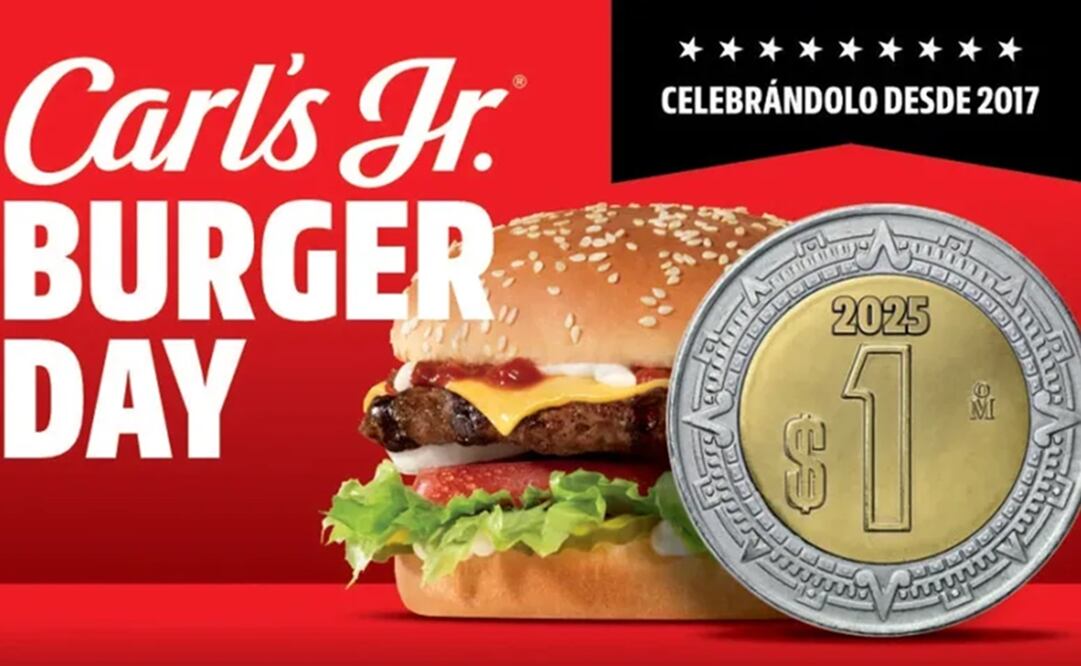 La oferta será válida únicamente el 28 de mayo. Foto: Carl's Jr
