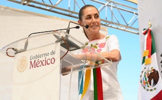 Sheinbaum defiende la soberanía de México desde la frontera con EU; "esa no se puede negociar, ¡que viva México!"