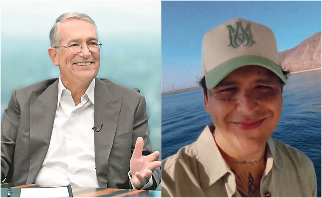 El empresario Ricardo Salinas Pliego anunció este 13 de julio el concierto del cantante Christian Nodal “junto a una sorpresa”. Fotos: X