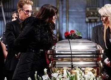 Lucía Méndez y Dulce aclaran motivo de risas frente a los restos de José José