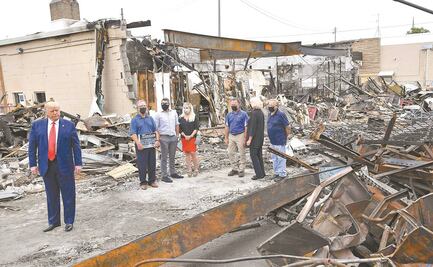 En epicentro de protesta racial, Trump ignora el tema