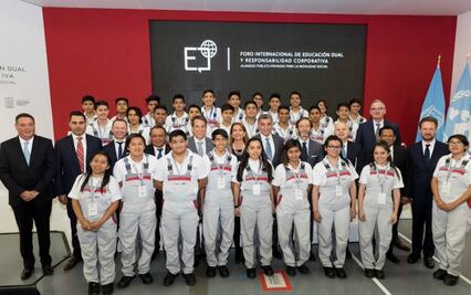 Arrancó el Foro Internacional de Educación Dual en Audi México 