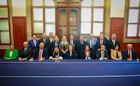 Yasmín Esquivel recibe en la Corte al Consejo Nacional de Abogacía; encabeza Consejo de Honor