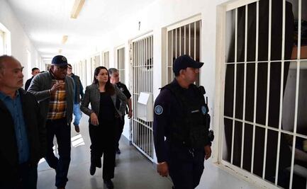 Gobernadora de Aguascalientes visita Cereso tras riña entre internos; garantiza condiciones dignas y respeto