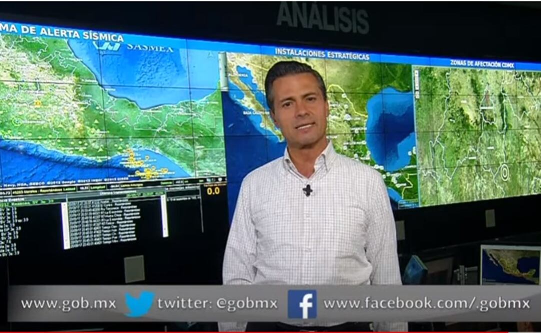 Cumbre del Gabinete con Peña Nieto por sismos