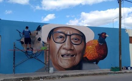 Homenajean a Manzanero con mural en Kanasín, Yucatán