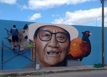 Homenajean a Manzanero con mural en Kanasín, Yucatán