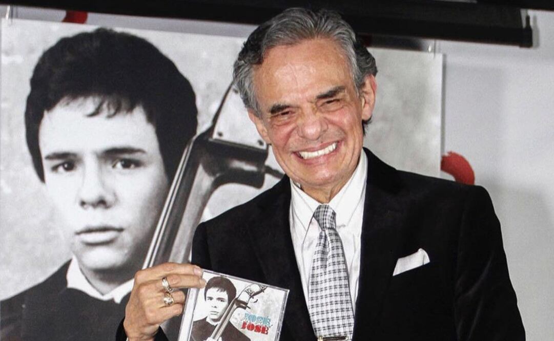 José José lucía muy delgado y demacrado ya en sus últimos días. Foto: Archivo