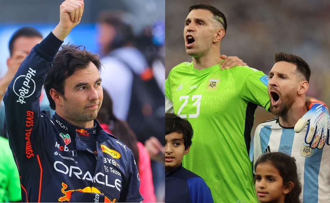 Checo Pérez es aficionado al futbol / FOTO: ESPECIAL