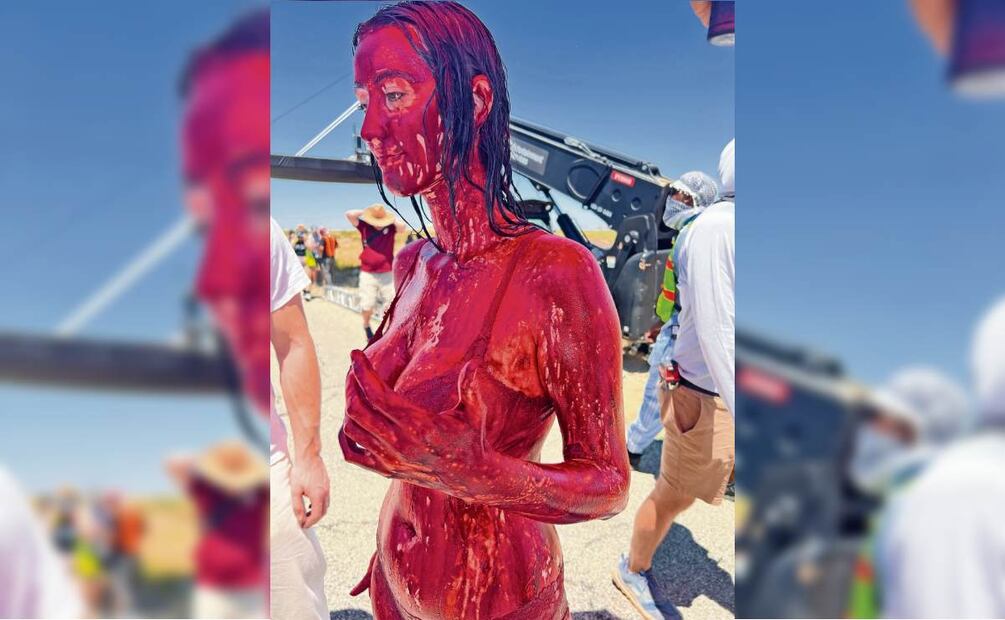 Del Castillo se encargó de dar el efecto de piel quemada en Grotesquerie a través del maquillaje. Fotos: Víctor del Castillo y Archivo EL UNIVERSAL