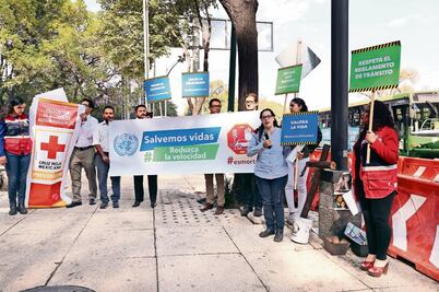 ONG lanzan campaña para promover límites de velocidad