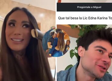 Karina Torres y Dr. Miguel hablan sobre su beso: "está hermosísima y huele a florecitas”