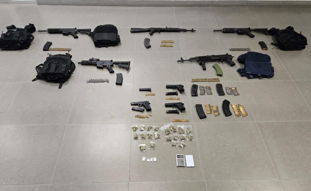 Detienen en Hidalgo a grupo armado originario de la CDMX (12/01/2025). Foto: Especial