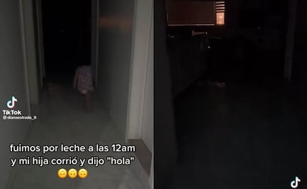 Madre graba a su hija saludando a un "fantasma" y lo sube a TikTok