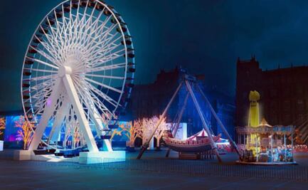 ¡Habrá tobogán de hielo! Así será la verbena navideña del Zócalo de la CDMX