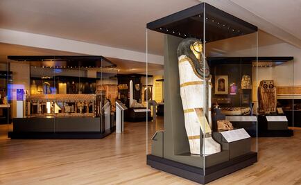 Exhiben por primera vez fuera de Egipto una piedra de Giza