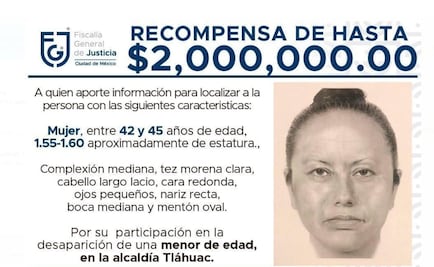 Difunden retrato hablado de la mujer que se llevó de la mano a Fátima 