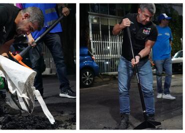 Miguel Hidalgo supera meta de bacheo; equipo de Tabe tapa mil 900 baches en tres semanas