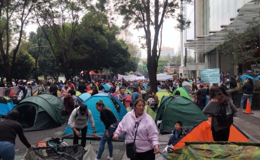 Habitantes de San Andrés Totoltepec, Tlalpan, bloquean vialidades de la CDMX (12/06/2025). Foto: Especial