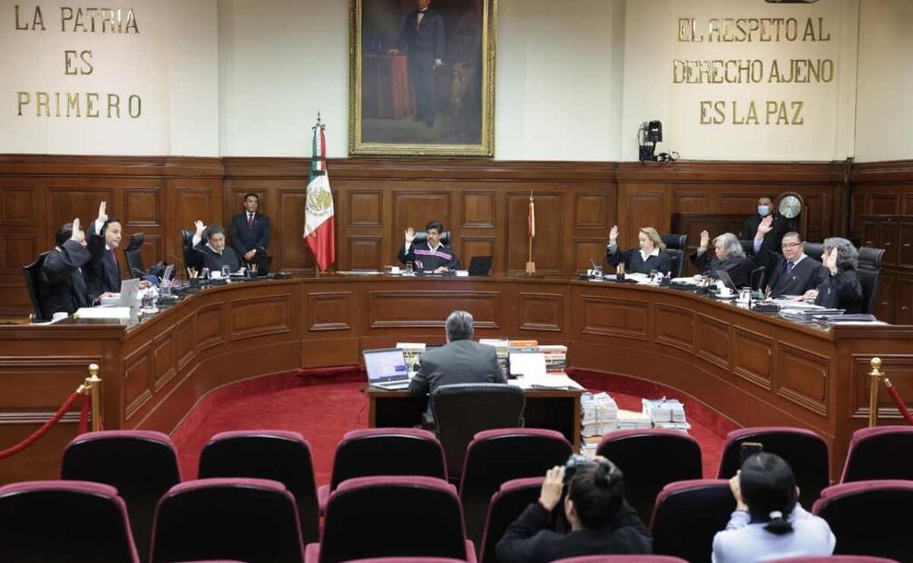 Sesión de la Suprema Corte de Justicia de la Nación (SCJN). Foto: Especial.