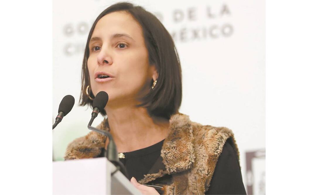Luz Elena González, secretaria de Finanzas de CDMX. Foto: Archivo/EL UNIVERSAL