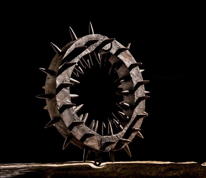 Collar de tortura en el Museo de la Inquisición. Foto: Cortesía
