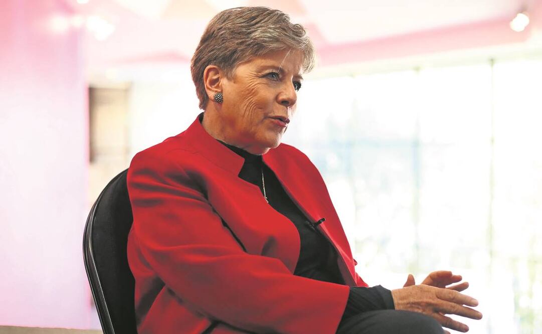 Alicia Bárcena agradeció a los secretarios de Hacienda y de Relaciones Exteriores el apoyo brindado a su candidatura.Foto: Archivo/ EL UNIVERSAL.