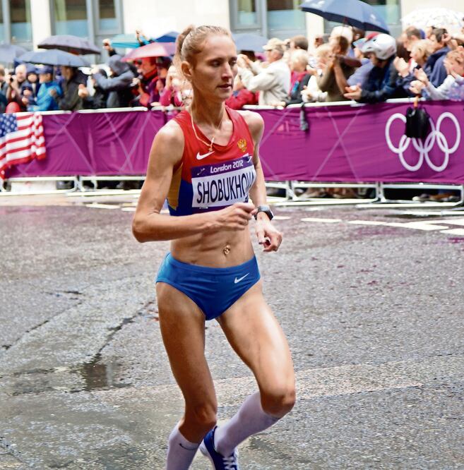 La maratonista Liliya Shobujova, una de las acusadas (UNIVERSITYHERALD.COM)