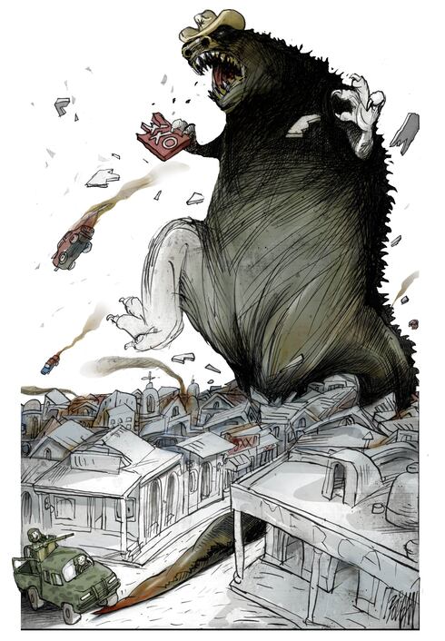 El tamaño del narcorrugido