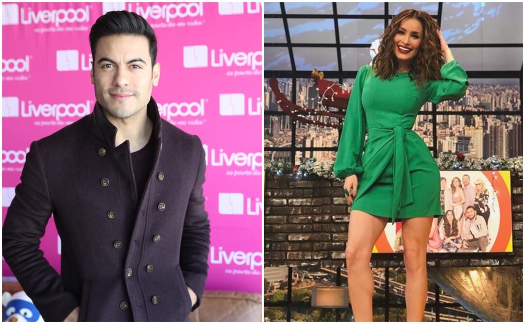 Carlos Rivera y Cynthia Rodríguez. Foto: Archivo e Instagram