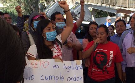 Maestros inician ayuno frente al IEEPO