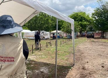 Realizan primera exhumación masiva de cuerpos sepultados en fosas comunes de panteón en Culiacán; buscan identificarlos