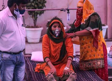 India registra más de 400 mil contagios por Covid-19 en un día