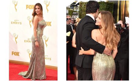 Sofia Vergara y su vestido con 64 mil cristales Swarovski