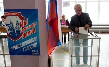 Más del 97% apoya anexión a Rusia en referéndums, según primeros resultados