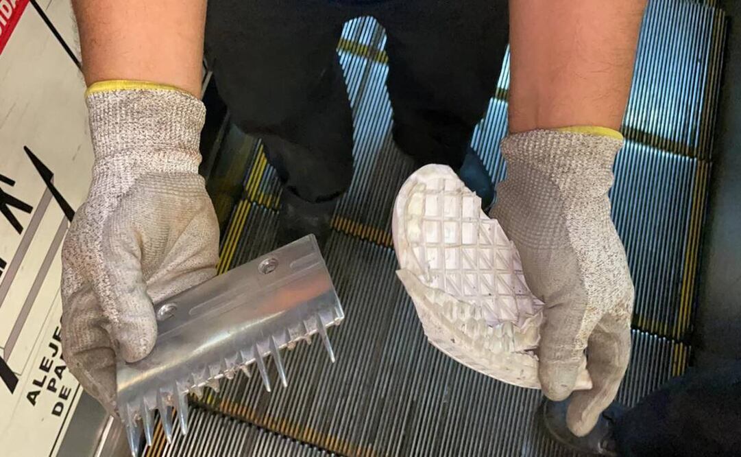La recomendación es no utilizar sandalias de goma tipo chancla, calzado en mal estado o con cordones sueltos, ya que estos representan elementos de riesgo en el uso de las escaleras eléctromecanicas. Foto: Especial