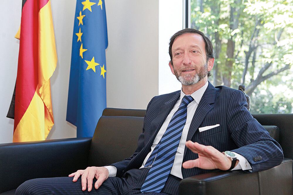 Viktor Elbling, embajador de Alemania en México (LUCÍA GODÍNEZ. EL UNIVERSAL)