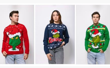 Toon Merch lanza colección de ugly sweaters del Grinch