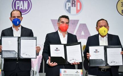 PAN, PRI y PRD arman bloque contra "caprichos presidenciales" en San Lázaro