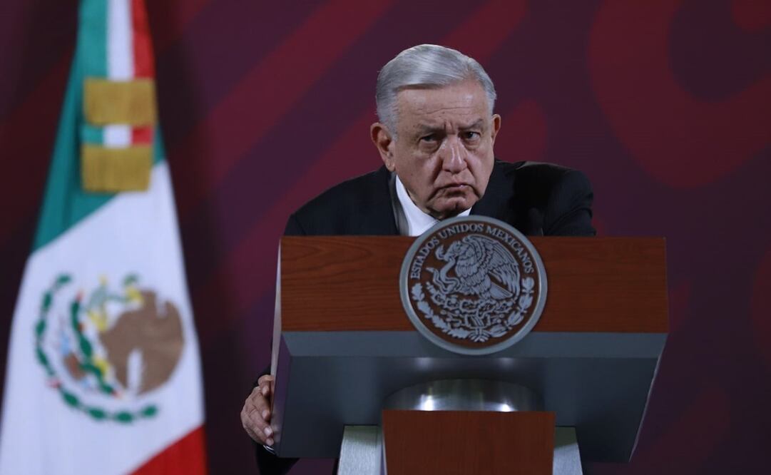 “Contamos con el apoyo de las Fuerzas Armadas", dijo López Obrador ante las afectaciones por "Otis". Foto: Fernanda Roja / EL UNIVERSAL