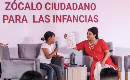 Más áreas verdes y menos delincuencia; estas son las propuestas de las infancias a Clara Brugada con motivo del Día del Niño