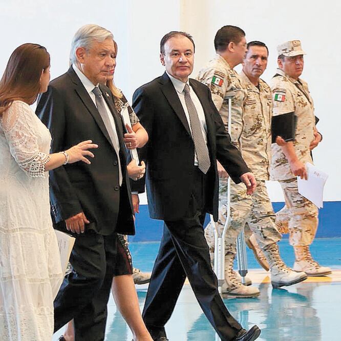 El presidente Andrés Manuel López Obrador se reunió ayer con su gabinete de seguridad, entre ellos el titular de la SSPC, Alfonso Durazo. TOMADA DE TWITER