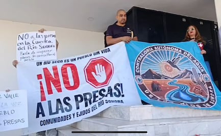 Activistas y pobladores del Río Sonora irrumpen en Congreso estatal; rechazan reforma a la Ley de Aguas del Estado