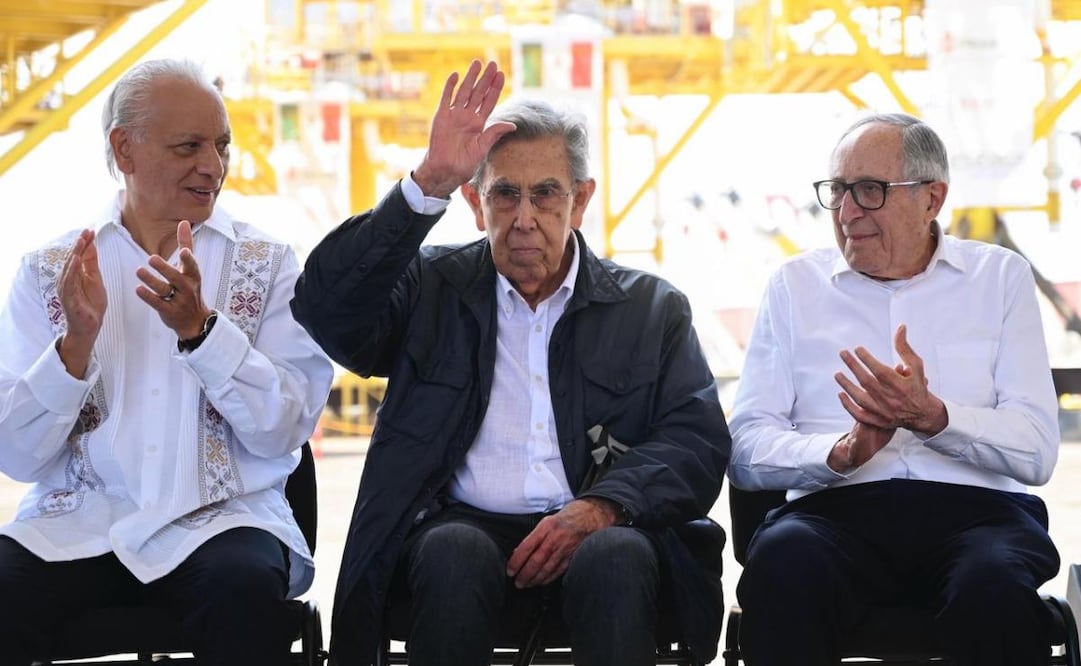 Cuauhtémoc Cárdenas durante la ceremonia por el 88 aniversario de la expropiación petrolera que encabeza la presidenta Claudia Sheinbaum este 18 de marzo de 2026. Foto: Presidencia