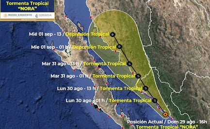Por tormenta tropical “Nora”, suspenden inicio de clases presenciales en Sinaloa