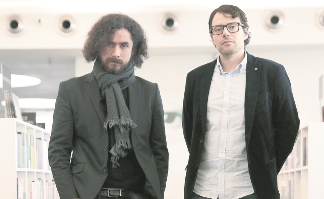 Armando Navarro y Fabrizio Cossalter están en el proceso de filmación y preproducción del documental Salvador Elizondo. La trampa del taumaturgo. (ALEJANDRA LEYVA. EL UNIVERSAL)