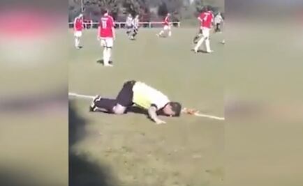 Árbitro asistente es captado en supuesto estado de ebriedad