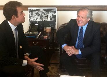 Candidato opositor de Honduras entrega a la OEA pruebas de fraude electoral