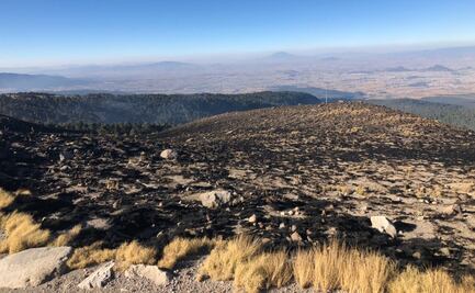 Autoridades logran sofocar al 100% incendio forestal en el Nevado de Toluca 